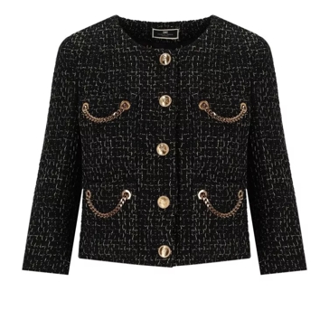 Black deals tweed jacket