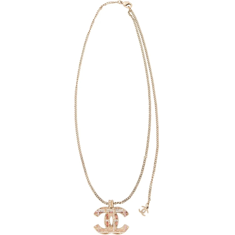 Chanel Mittellange Halskette Chanel Pearl Ornaments CC Necklace mehrfarbig