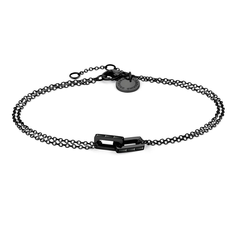 Liebeskind Berlin Armband Edelstahl Armband schwarz