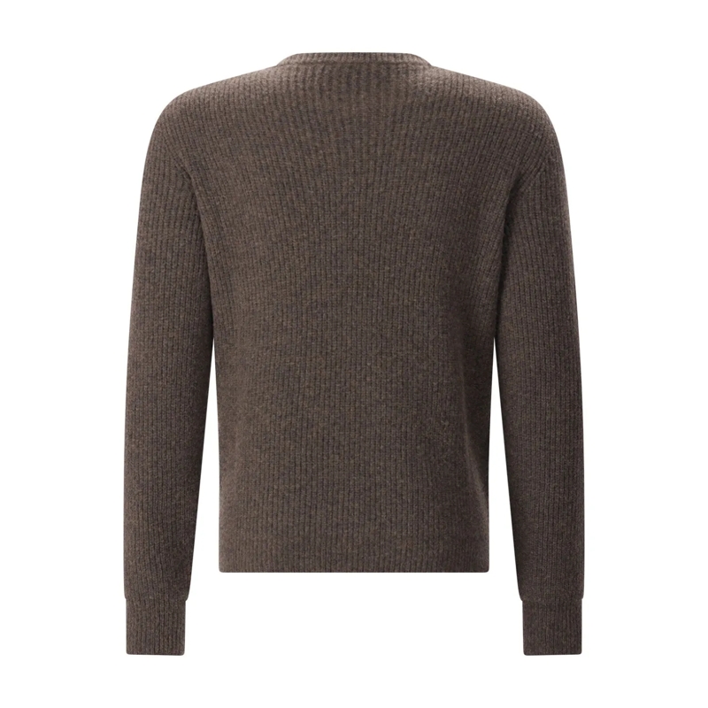 Roberto Collina Pullover Rundhalspullover aus Woll-Mix grau(Image 5)