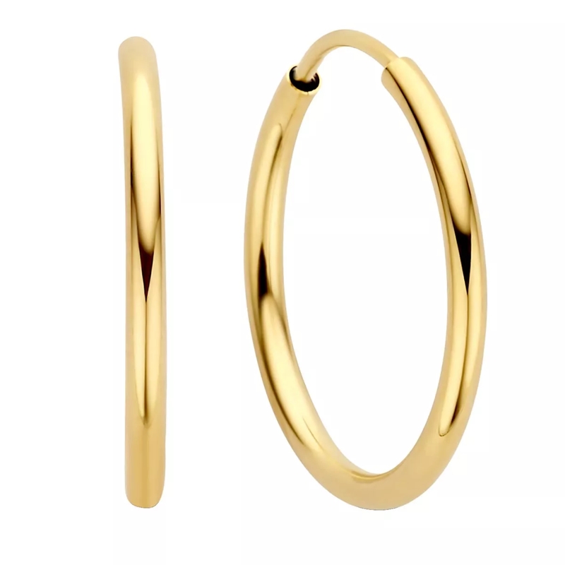 Isabel Bernard Creolen Le Marais Cerise 14 karat hoop earrings Gold