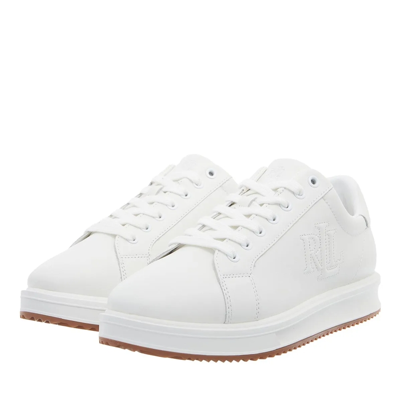 Lauren Ralph Lauren Low-Top-Sneaker Ainsley Sneakers Low Top Lace Snow White(Image 2)