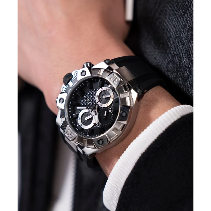 Guess Quarzuhr Quarz-Analoguhr Ignite schwarz(Image 6)