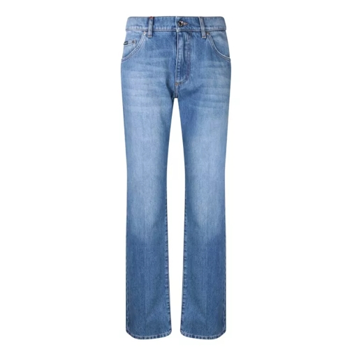 Dolce&Gabbana Wide-Leg Jeans Blue 