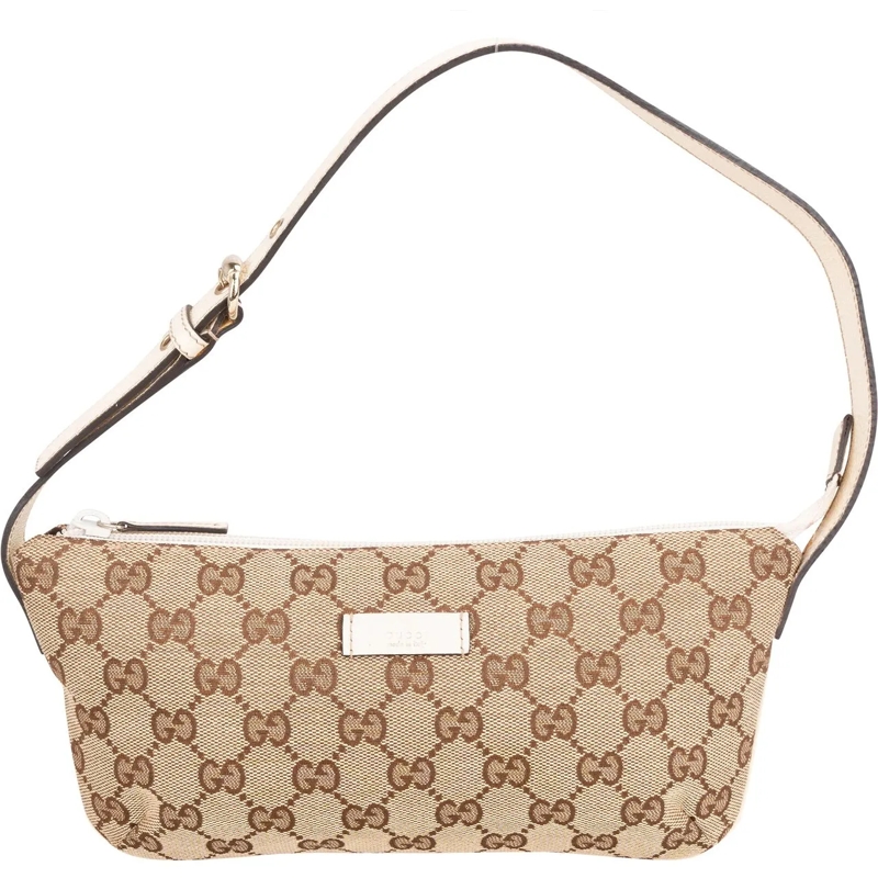 Gucci Tote Gucci Canvas Monogram Boat Handbag braun