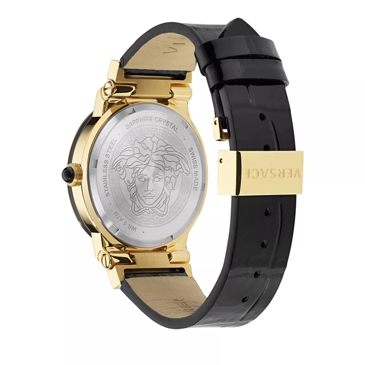 Versace stainless steel sapphire best sale crystal watch