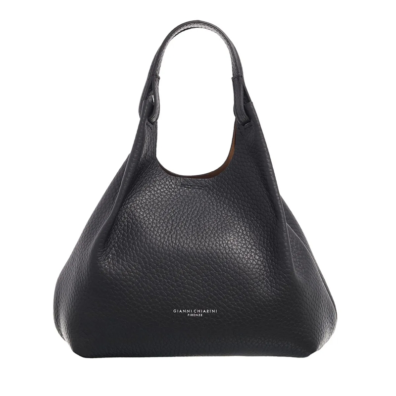 Gianni Chiarini Tote Dua Hobo Bag Medium Nero-Castoro