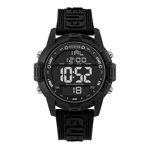 Guess Men Quartz Watch Charge Black Digital Watch