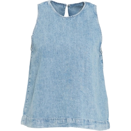 Seven for all Mankind T-shirts Denim top blau