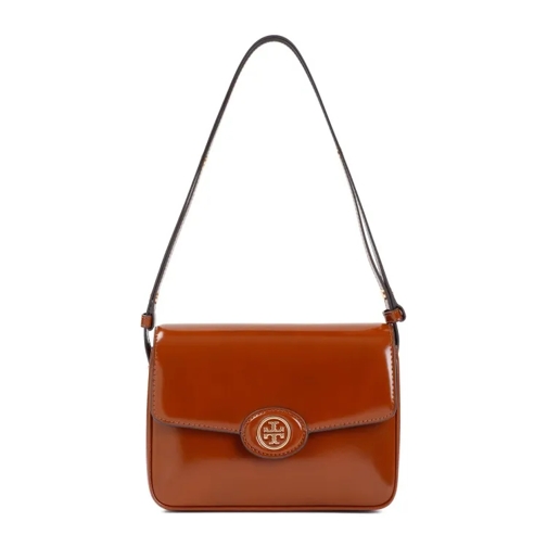 Tory Burch Robinson Shoulder Bag Brown Schultertasche