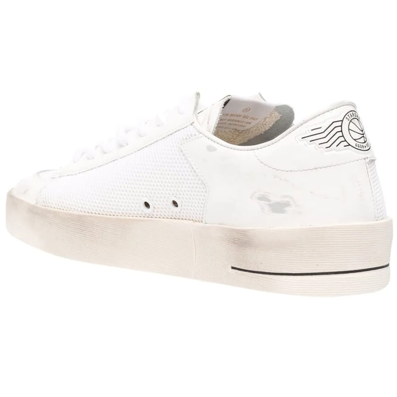 Golden Goose Low-Top-Sneaker Stardan Net Upper Shiny Leather Toe And Heel Suede Grey(Image 6)