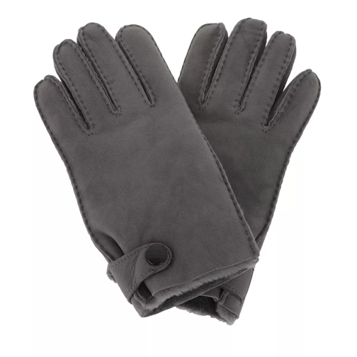UGG Sheepskin Side Tab Gloves Charcoal Handschuh