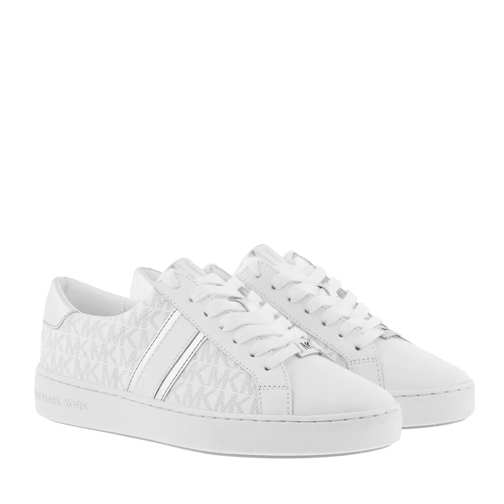 MICHAEL Michael Kors Irving Stripe Lace Up Sneaker Bright White lage-top sneaker