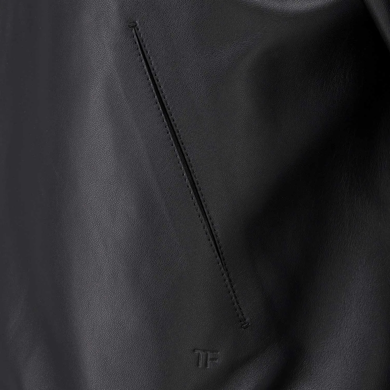 Tom Ford Übergangsjacke Blouson aus Nappaleder schwarz(Image 6)