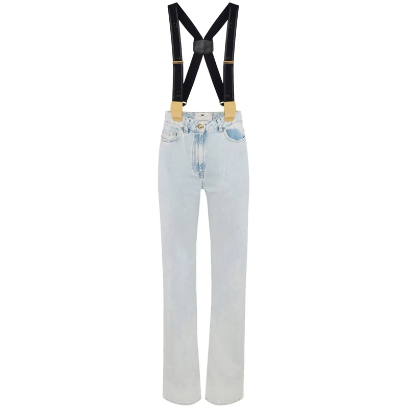 Elisabetta Franchi Jeans à jambe droite Jeans Blue blau
