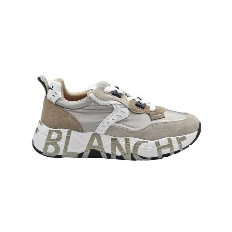Voile Blanche Sneaker basse Low-Top Sneakers With Platform Sole Grey