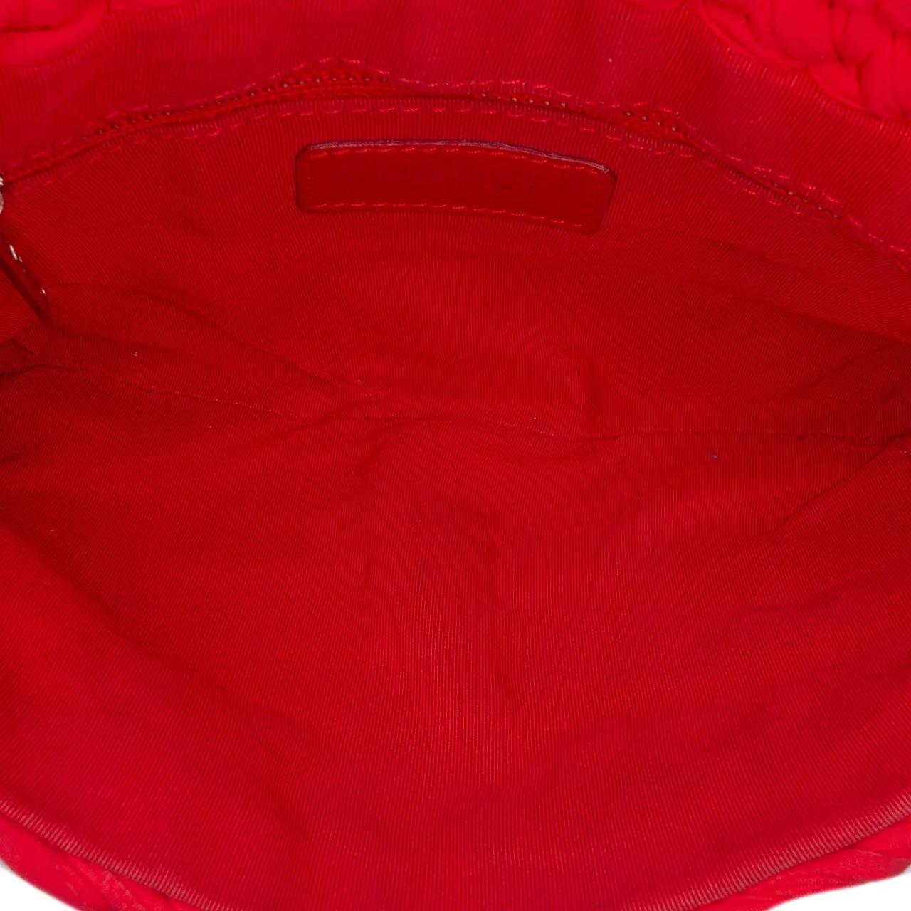 Thumbnail - Chanel Hobo Bags - 2014 Neoprene Fancy Crochet Flap - Gr. unisize - in Rot - für Damen