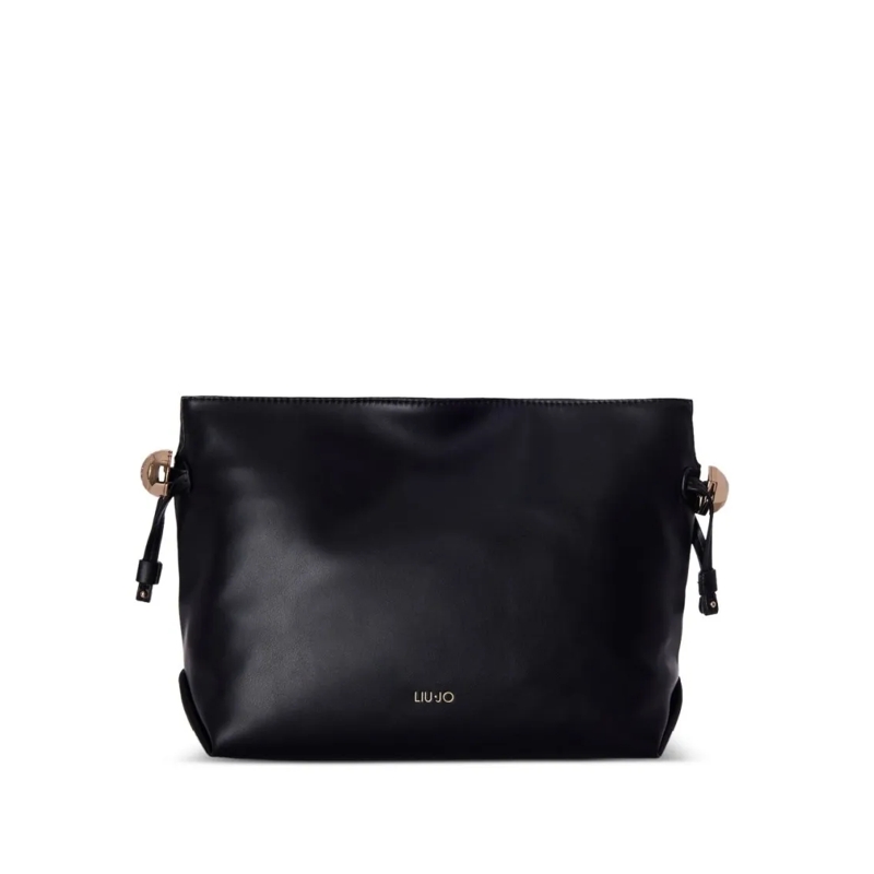 LIU JO Sac à bandoulière Black Handbag With Gold-Tone Accents Black