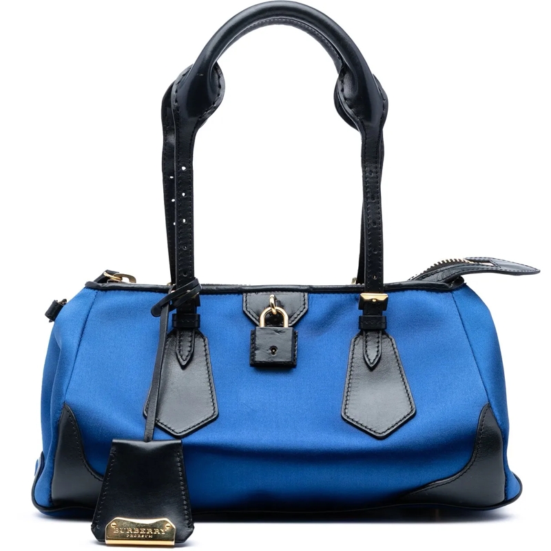 Burberry Fourre-tout Satin Blaze Handbag blau