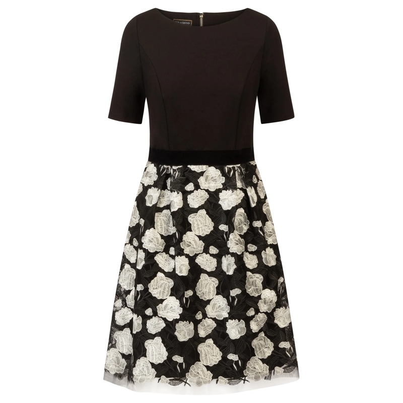 Kraimod Midikleid Cocktailkleid bunt