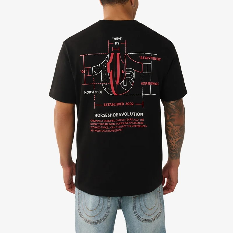 True Religion T-Shirt T-Shirt SPEC schwarz(Image 4)