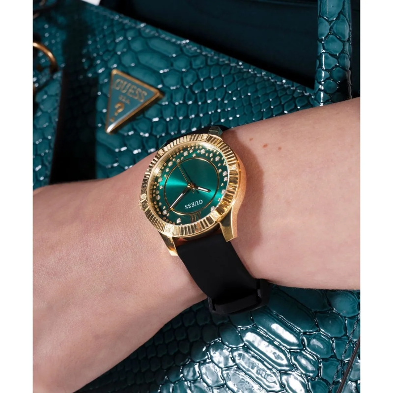 Guess Quarzuhr Quarz-Analoguhr Starstruck schwarz(Image 3)