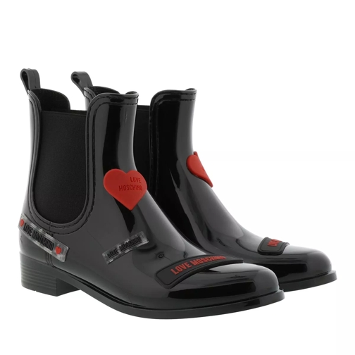 Love Moschino Rainboot 30 PVC Nero Rain Boot