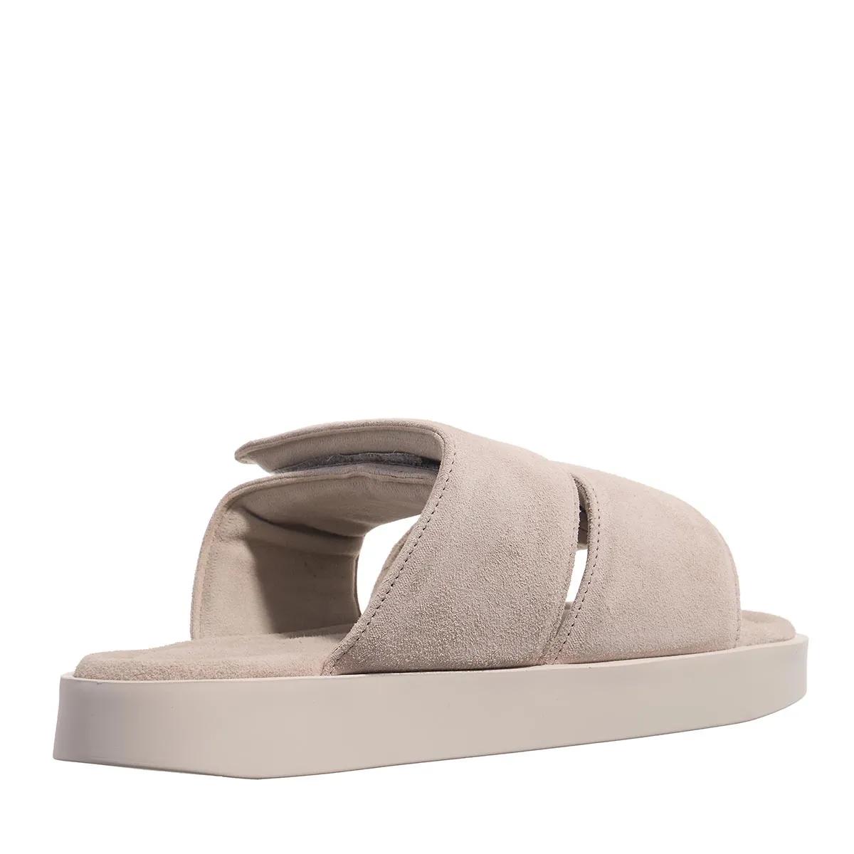 Thumbnail - INUIKII Slipper & Pantoletten - Classic Suede Velcro - Gr. 42 (EU) - in Grau - für Damen