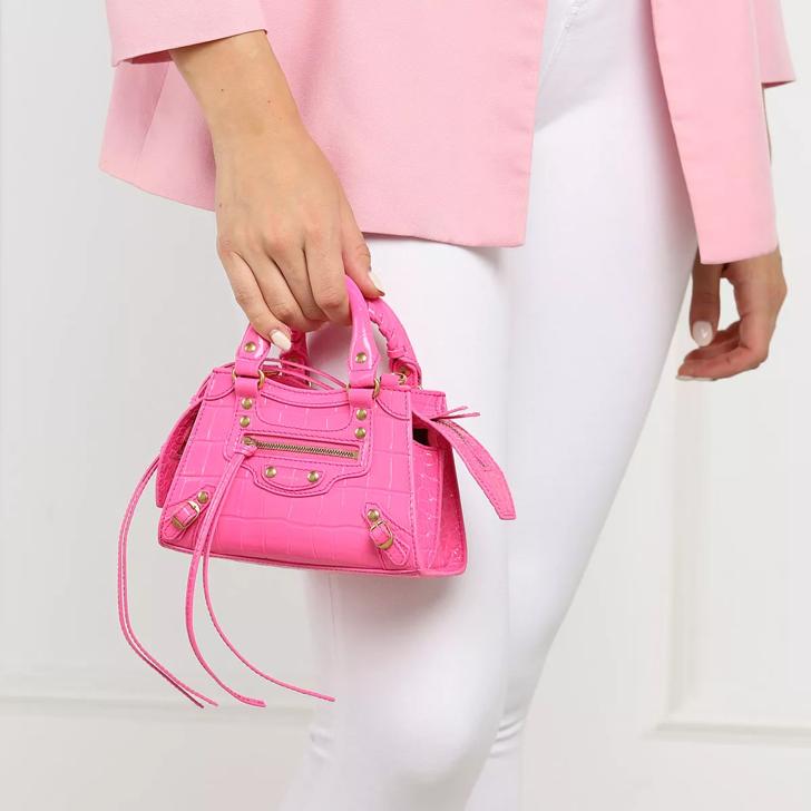 voorspelling verwijzen Gebakjes Balenciaga Neo Classic City Nano Bag Neon Pink | Mini Tas | fashionette