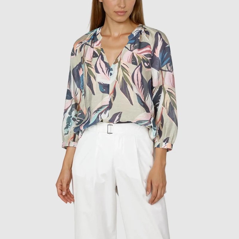 Marc Aurel Bluse Raglanbluse khaki(Image 3)