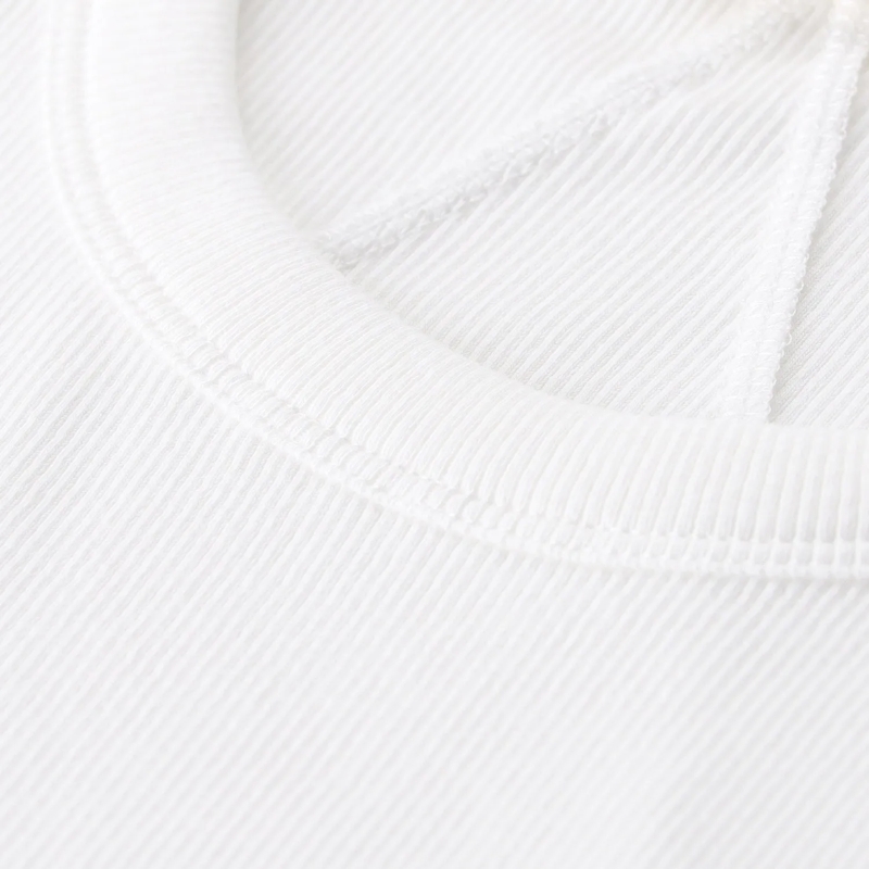 Rag & Bone Top Geripptes T-Shirt weiß(Image 3)