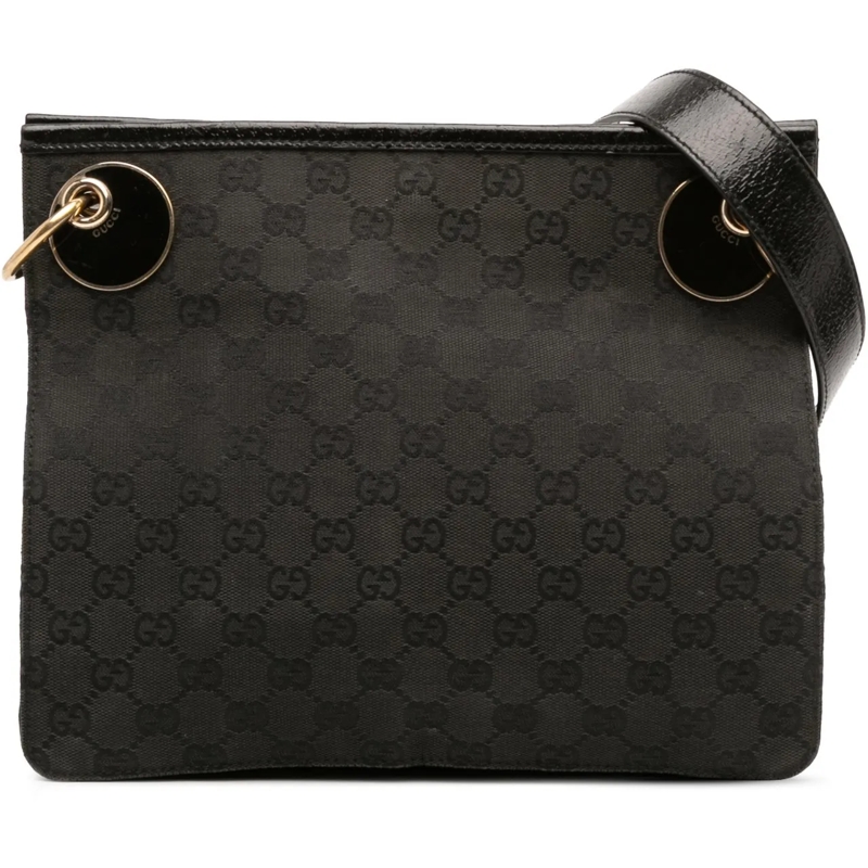 Gucci Schultertasche GG Canvas Eclipse Crossbody schwarz