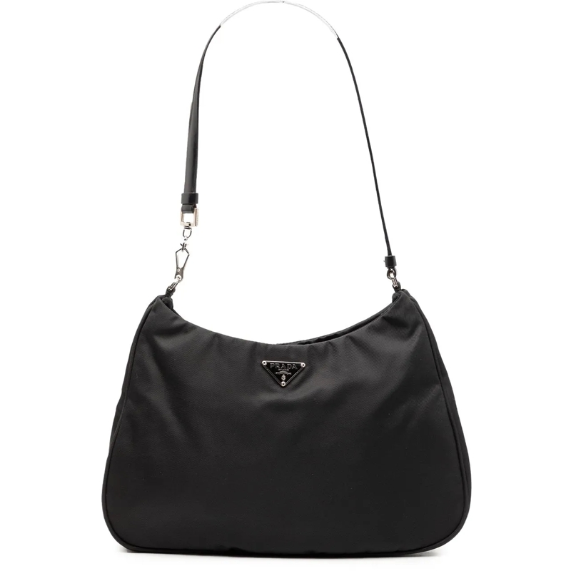 Prada Schultertasche Tessuto Cleo Shoulder Bag schwarz
