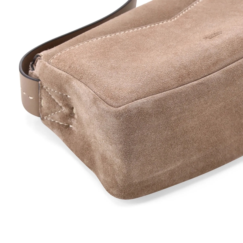 Max Mara Sac à bandoulière Tasche Skipperxssue aus Leder braun(Image 4)