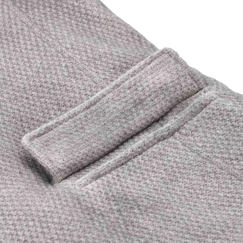 Gimo's Wintermantel Strickmantel aus Woll-Melange grau(Image 5)
