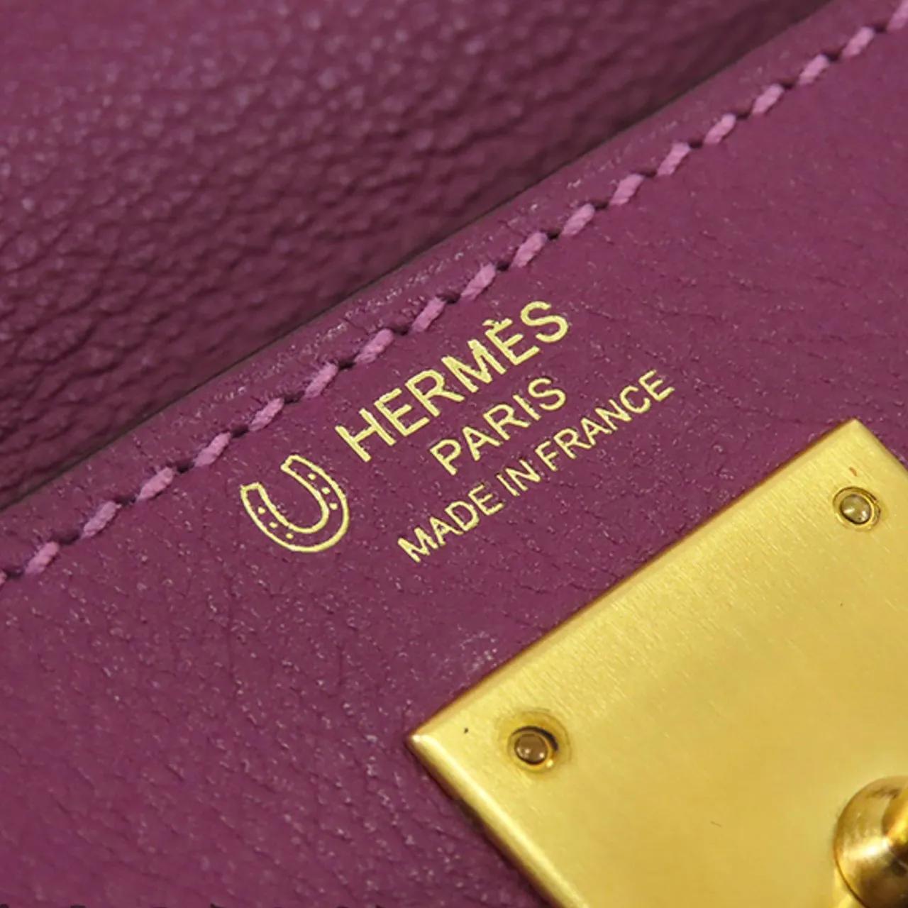Hermès Crossbody bags Special Order Evercolor Kelly II Retourne 28 in oranje