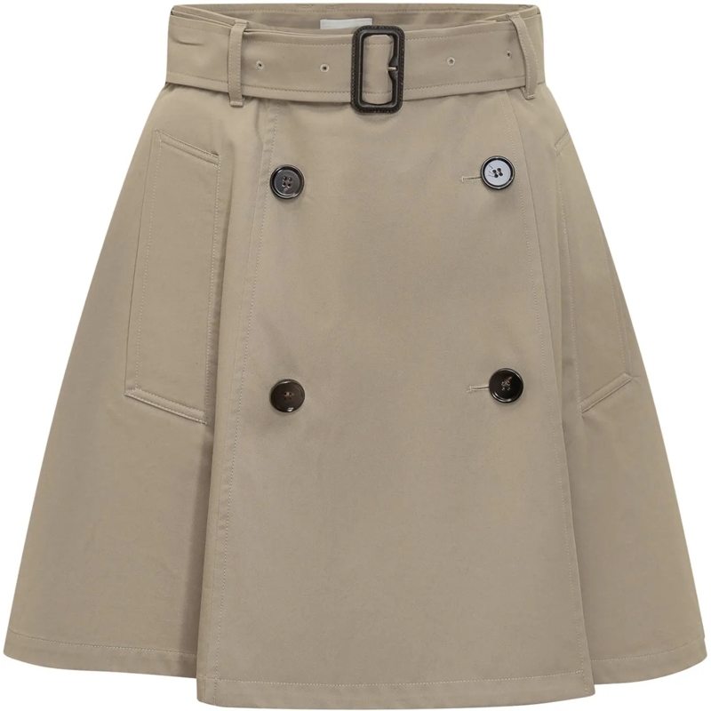 Burberry Minirock Burberry Gonna Trench con Cintura beige