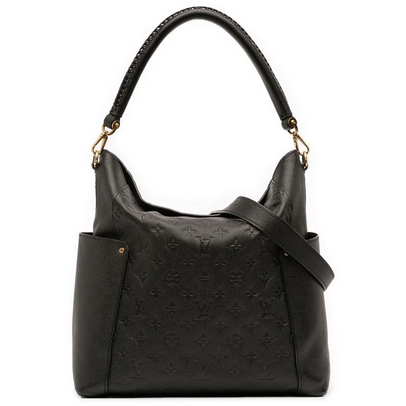 Louis Vuitton Schultertasche Monogram Empreinte Bagatelle schwarz