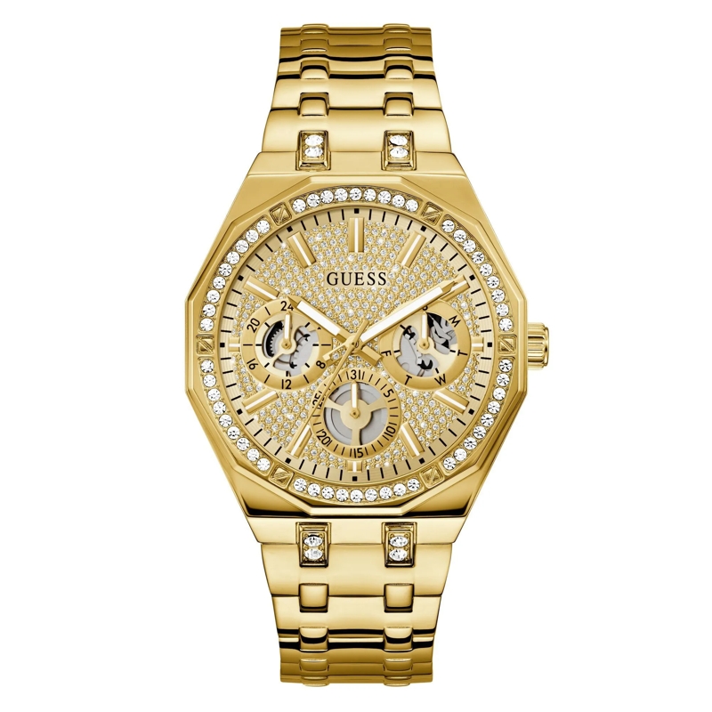 Guess Quarzuhr Quarz-Analoguhr Kryptonite gold