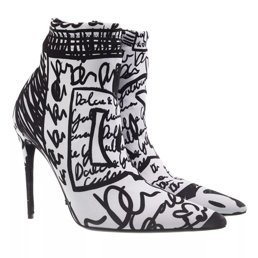 Dolce&Gabbana Ankle Boots Jersey Multicolor Ankle Boot