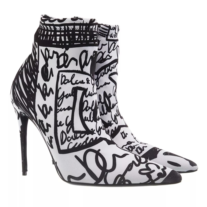 Dolce&Gabbana Stiefeletten Ankle Boots Jersey Multicolor