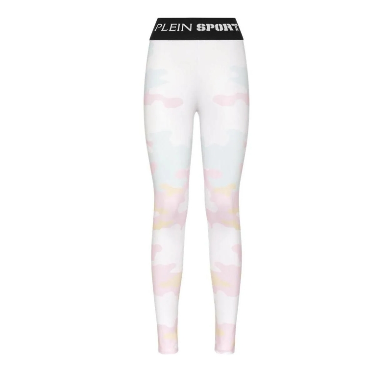 Plein Sport Leggings Leggings Camouflage weiss(Image 5)