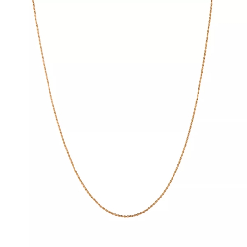 V by Laura Vann Gold Plated 18 Carat Rope Chain Yellow Gold Mittellange Halskette