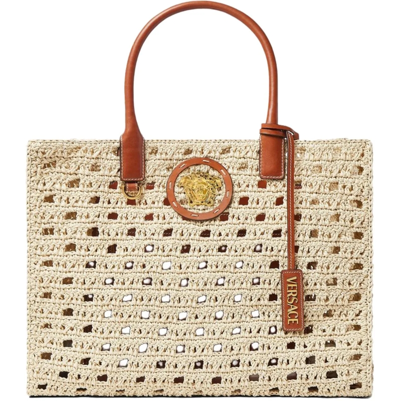 Versace Shopper Bags Beige beige