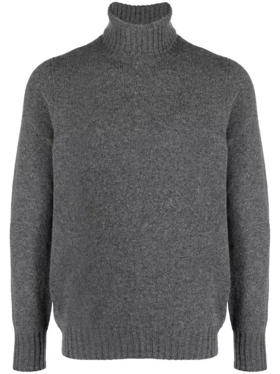 Drumohr - High Neck Sweater - Größe 52 - gray