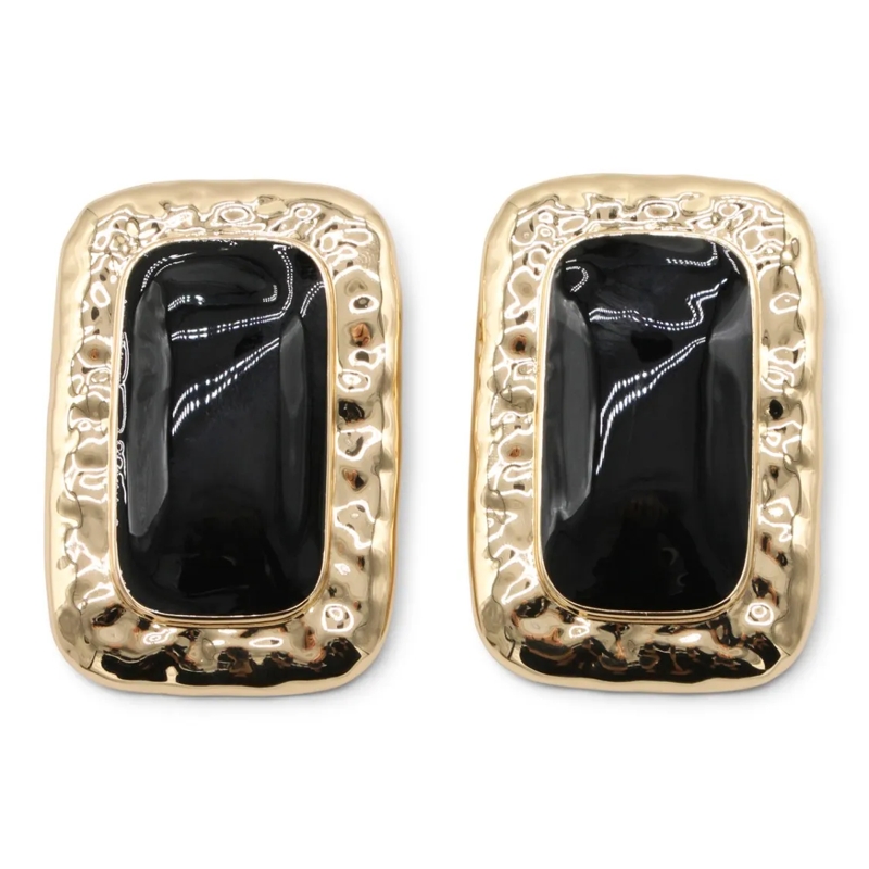 Self Portrait Ohrstecker Gold And Black Tone Earrings Gold