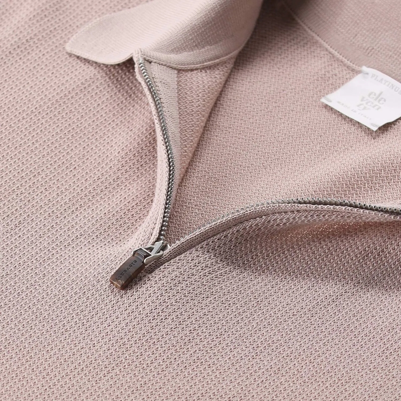 Eleventy Polohemd Poloshirt aus Baumwolle blau(Image 4)