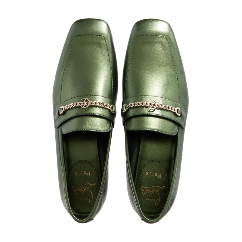 Christian Louboutin Loafer Mj Moc Women Shoes Vertlaine(Image 5)
