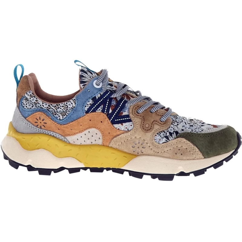 Flower Mountain Low-Top-Sneaker Dames Yamano 3 grau