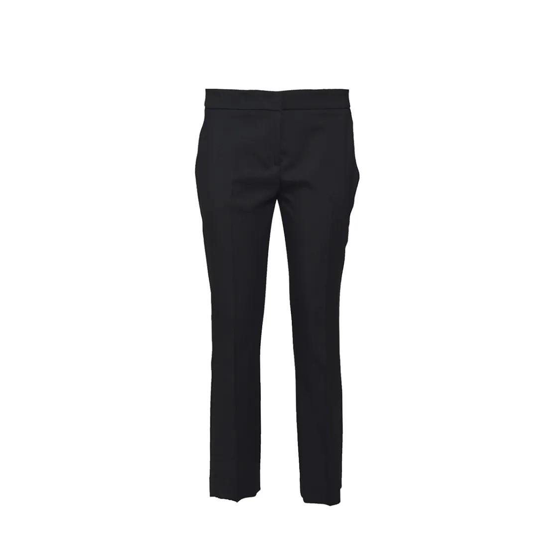 パンツ Blumarine Cropped Trousers In Black Virgin Wool Blumarine Cropped Trousers In Black Virgin Wool Black